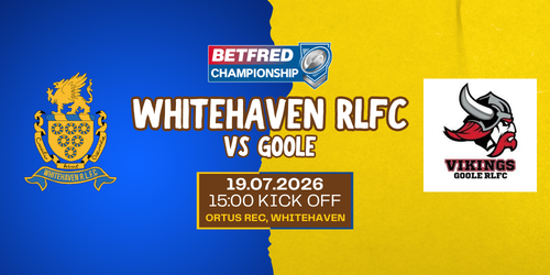 vs Goole 19th July 2026 3PM KICK OFF